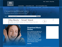 Tablet Screenshot of downloadmusic.org